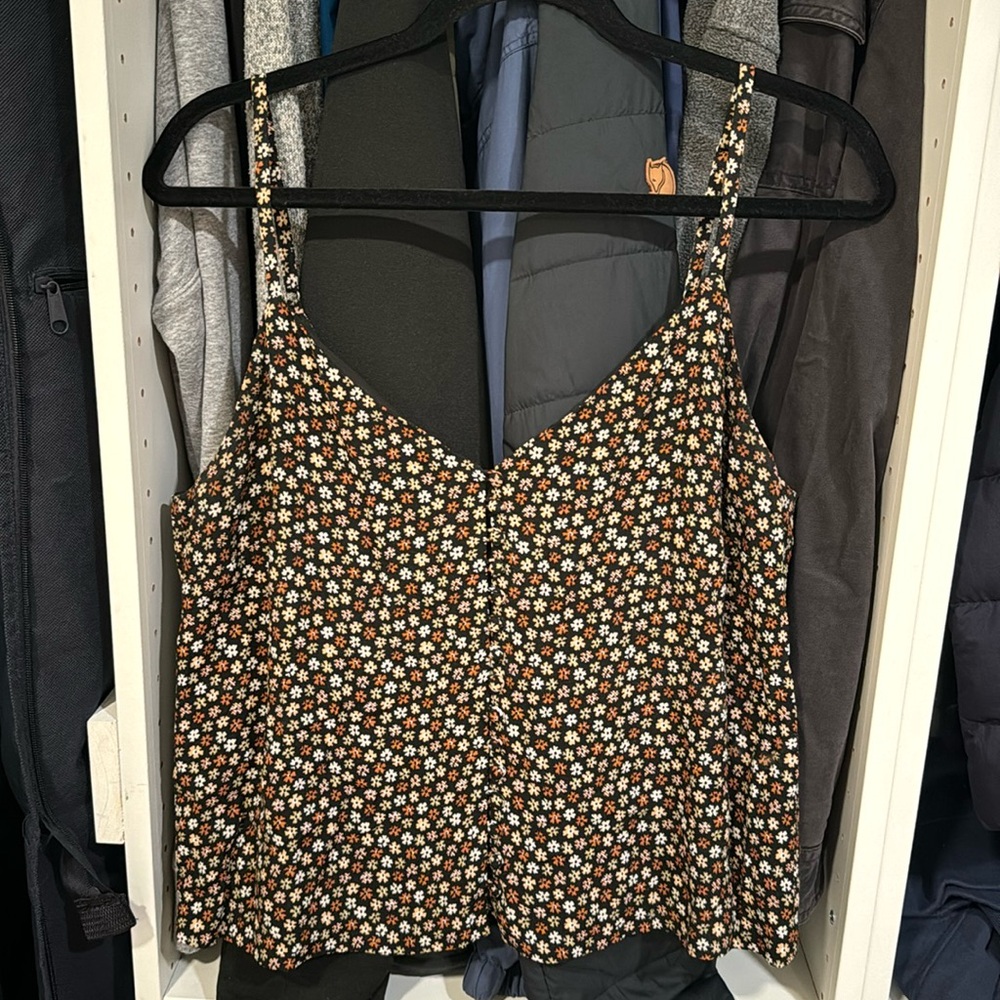 Madewell floral tank